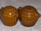Barrel shakers glazed Osage brown